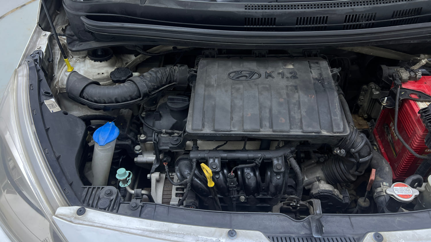 Used 2019 Hyundai Grand i10 Sportz AT 1.2 Kappa VTVT Petrol Automatic engine ENGINE RIGHT SIDE VIEW