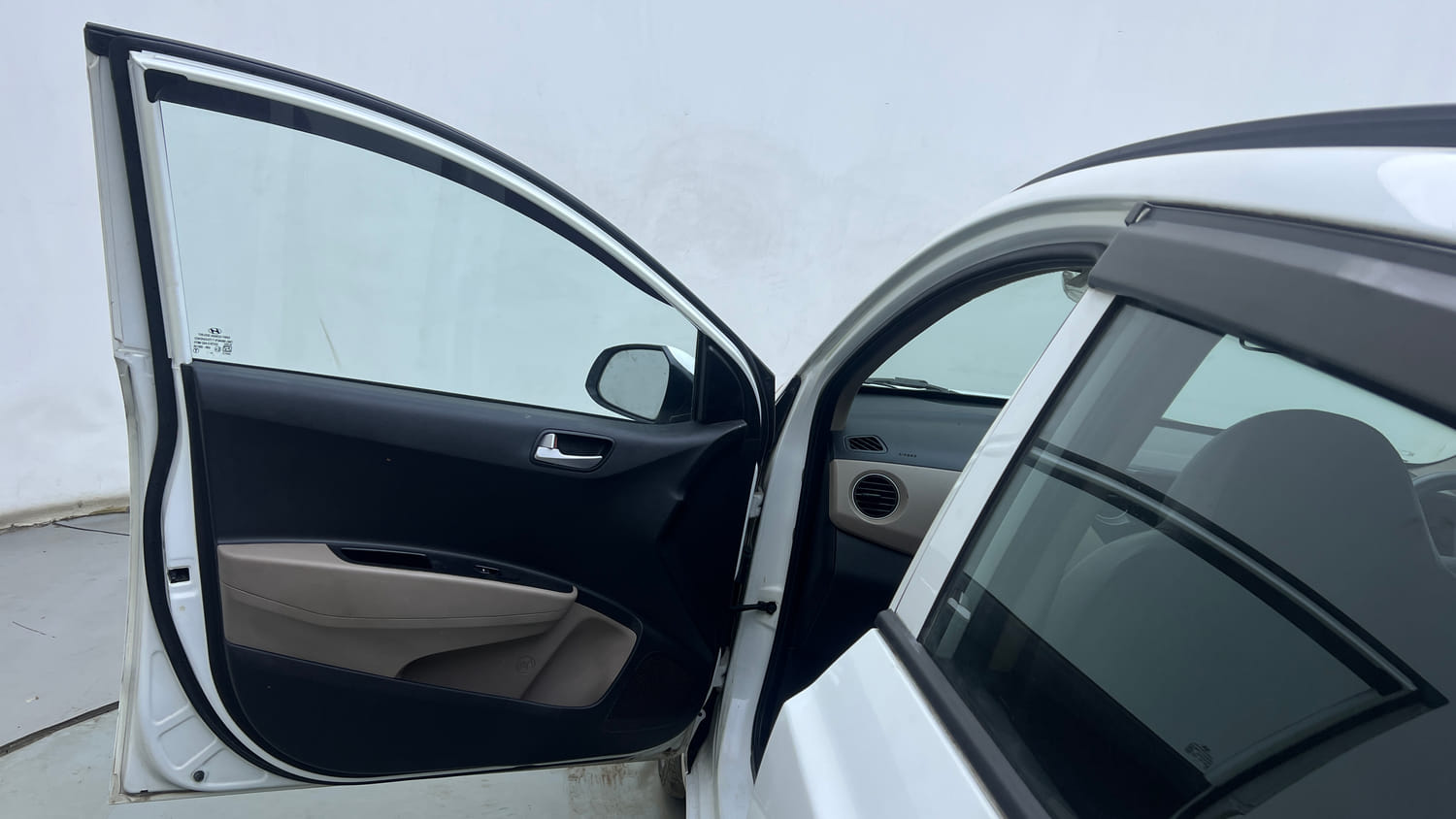 Used 2019 Hyundai Grand i10 Sportz AT 1.2 Kappa VTVT Petrol Automatic interior LEFT FRONT DOOR OPEN VIEW