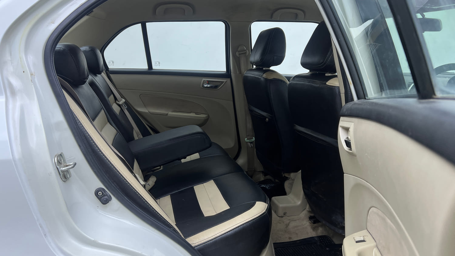 Used 2012 Maruti Suzuki Swift Dzire VXI Petrol Manual interior RIGHT SIDE REAR DOOR CABIN VIEW