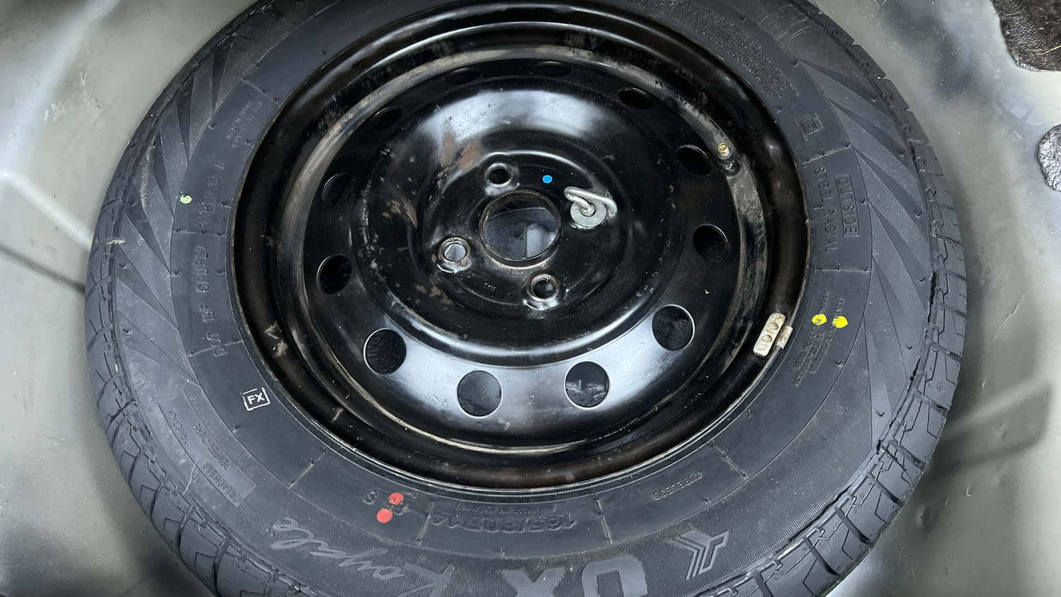 Used 2012 Maruti Suzuki Swift Dzire VXI Petrol Manual tyres SPARE TYRE VIEW