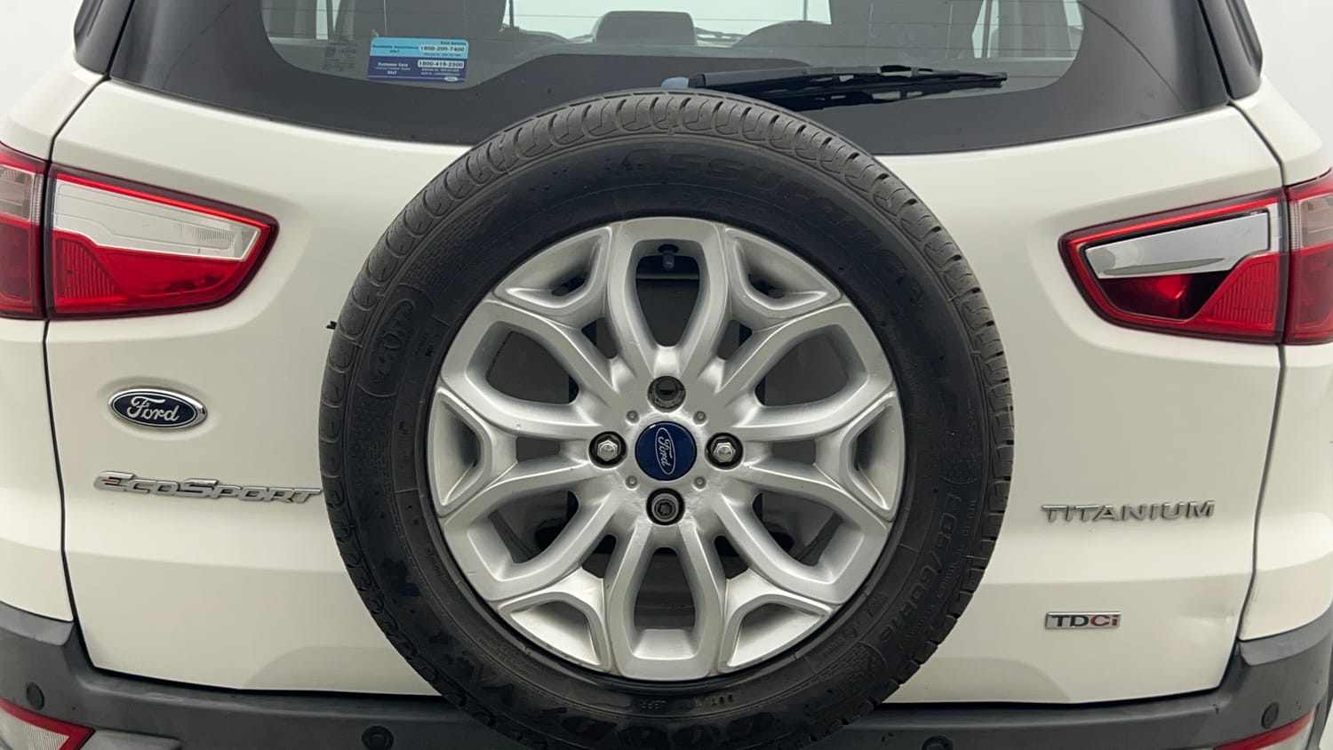 Used 2017 Ford EcoSport Titanium 1.5L TDCi Diesel Manual tyres SPARE TYRE VIEW