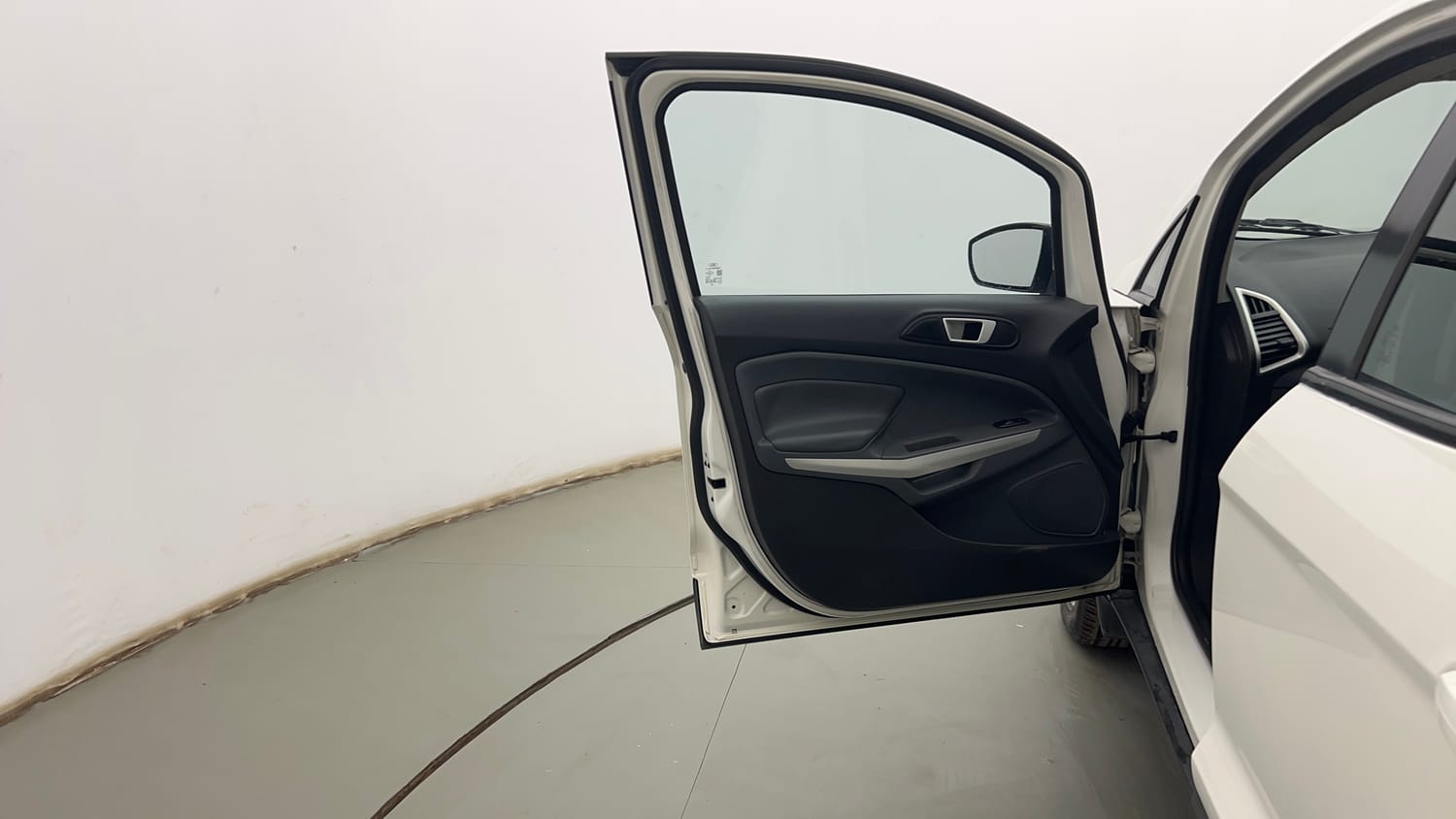 Used 2017 Ford EcoSport Titanium 1.5L TDCi Diesel Manual interior LEFT FRONT DOOR OPEN VIEW
