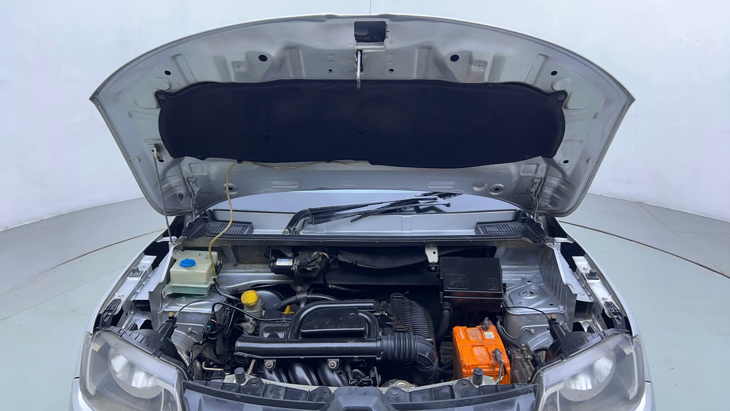 Used 2017 Renault Kwid 1.0 RXT AMT Petrol Automatic engine ENGINE & BONNET OPEN FRONT VIEW