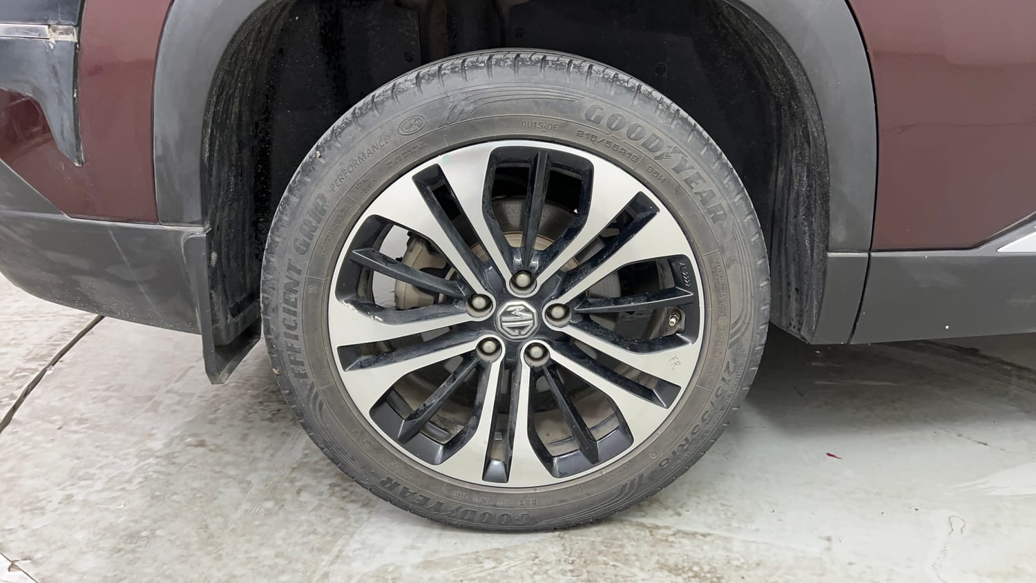 Used 2021 MG Motors Hector Sharp 1.5 Petrol Turbo DCT Petrol Automatic tyres RIGHT REAR TYRE RIM VIEW