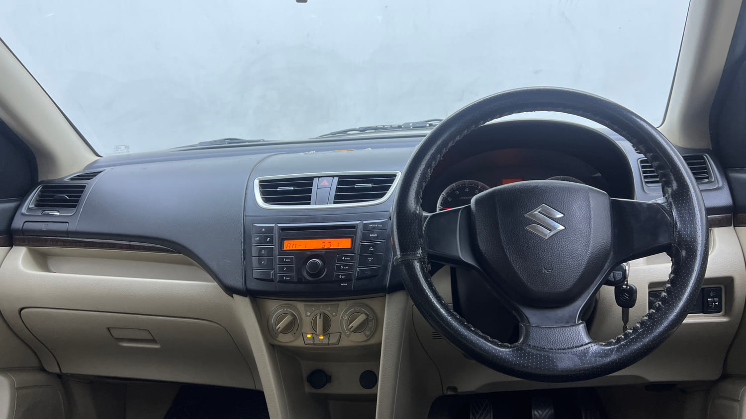 Used 2012 Maruti Suzuki Swift Dzire VXI Petrol Manual interior DASHBOARD VIEW