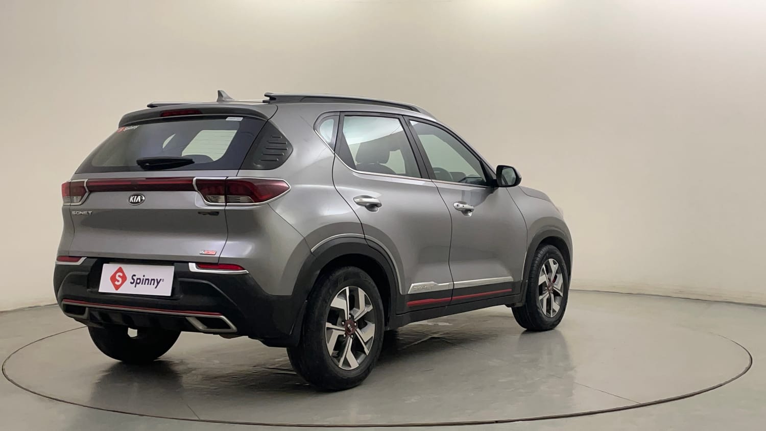 Used 2020 Kia Sonet GTX Plus 1.0 DCT Petrol Automatic exterior RIGHT REAR CORNER VIEW