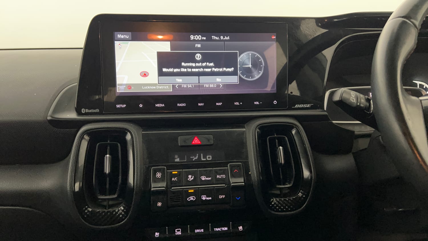 Used 2021 Kia Sonet GTX Plus 1.5 AT Diesel Automatic interior MUSIC SYSTEM & AC CONTROL VIEW