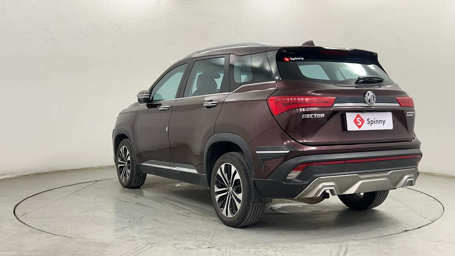 Used 2021 MG Motors Hector Sharp 1.5 Petrol Turbo DCT Petrol Automatic exterior LEFT REAR CORNER VIEW