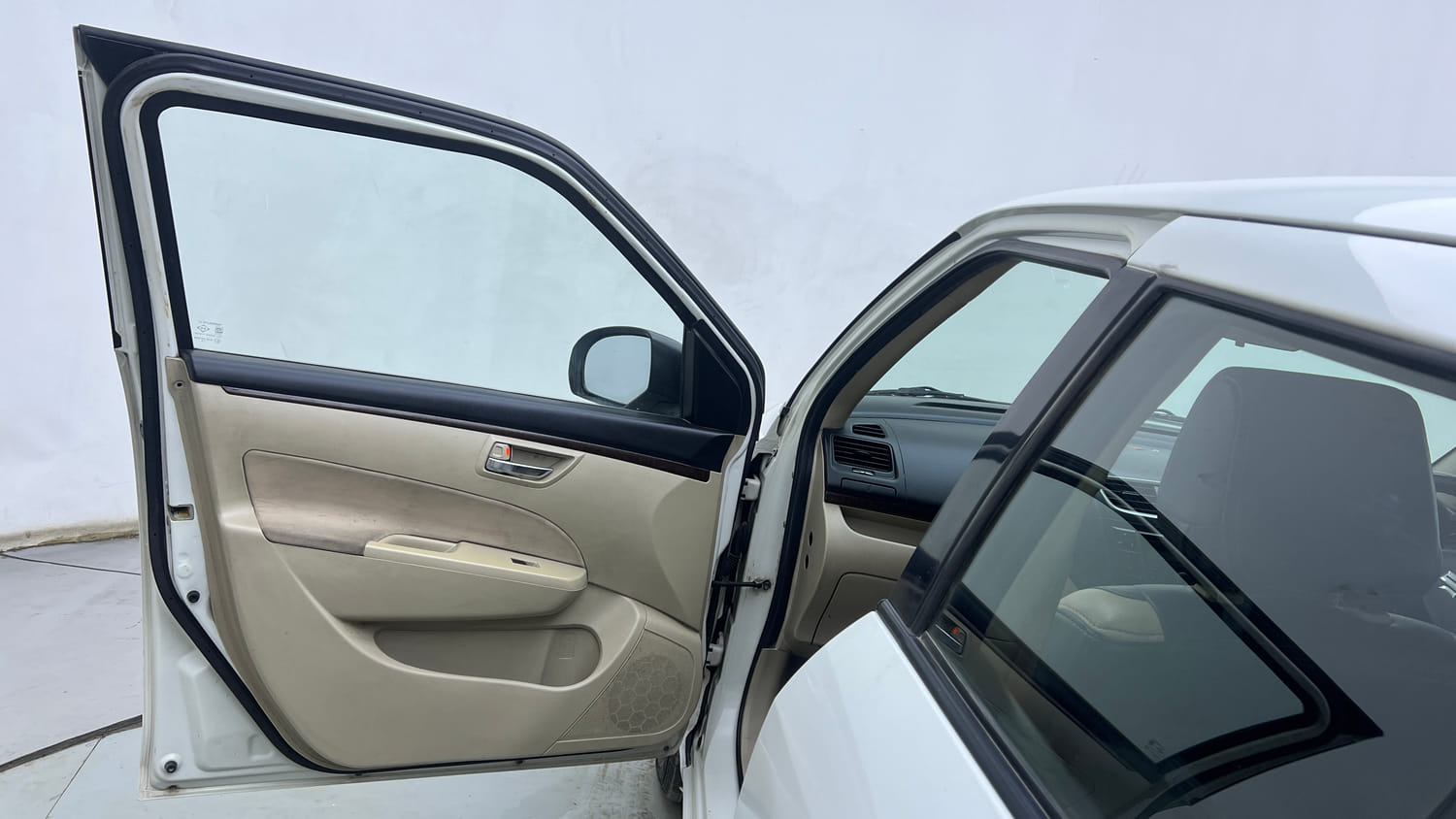 Used 2012 Maruti Suzuki Swift Dzire VXI Petrol Manual interior LEFT FRONT DOOR OPEN VIEW