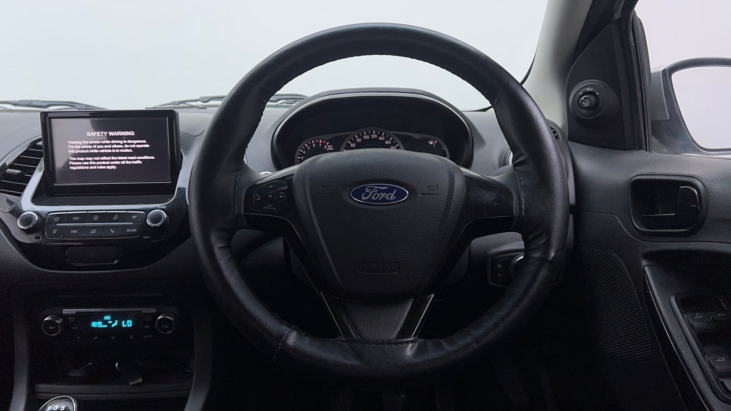 Used 2019 Ford Figo Titanium 1.2 Ti-VCT MT Petrol Manual interior STEERING VIEW