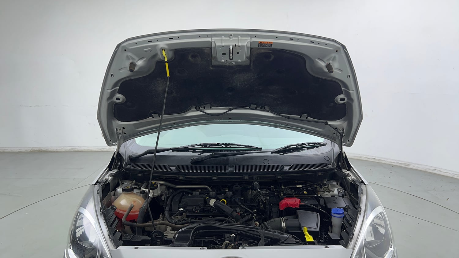 Used 2019 Ford Figo Titanium 1.2 Ti-VCT MT Petrol Manual engine ENGINE & BONNET OPEN FRONT VIEW