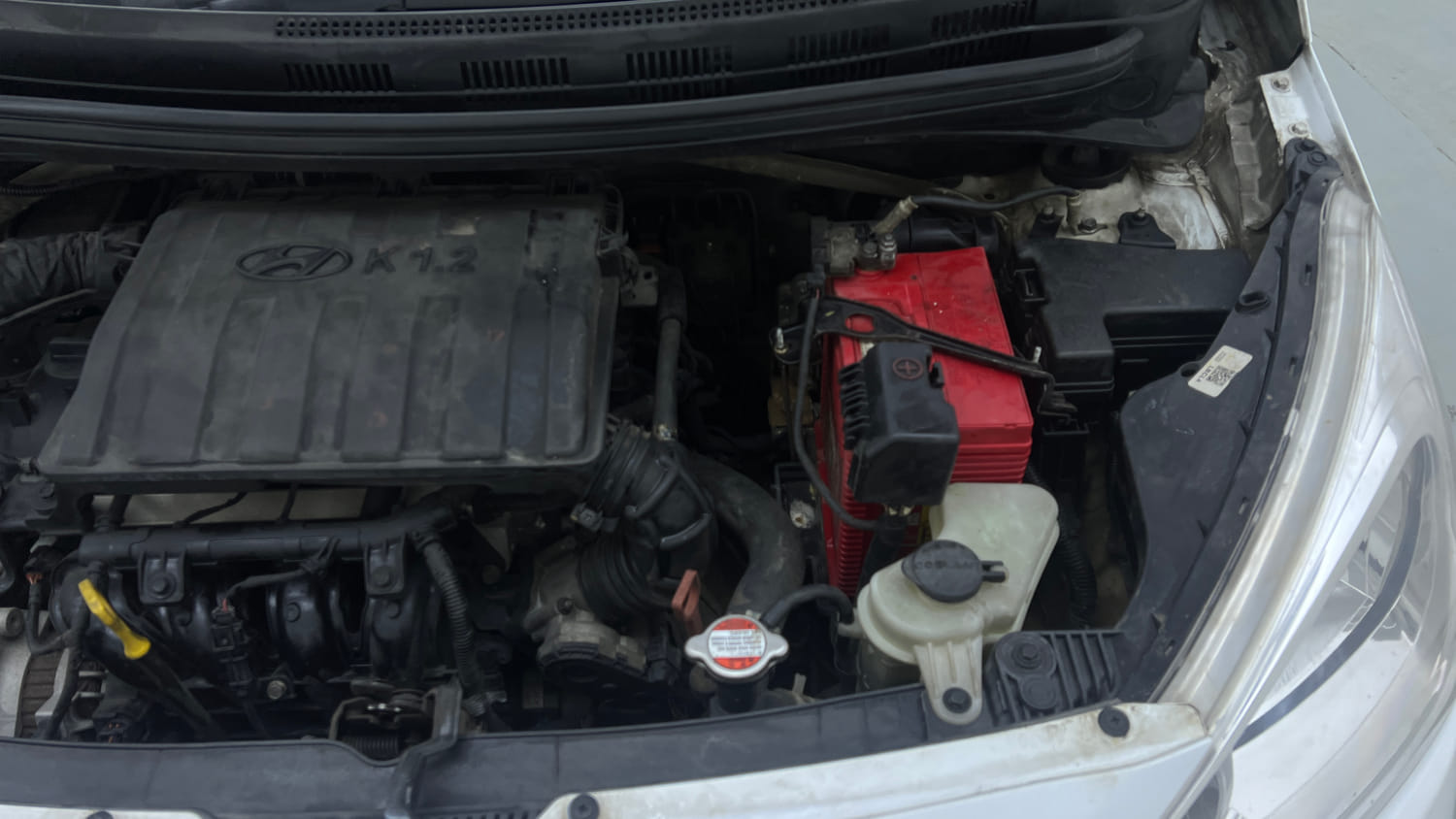 Used 2019 Hyundai Grand i10 Sportz AT 1.2 Kappa VTVT Petrol Automatic engine ENGINE LEFT SIDE VIEW