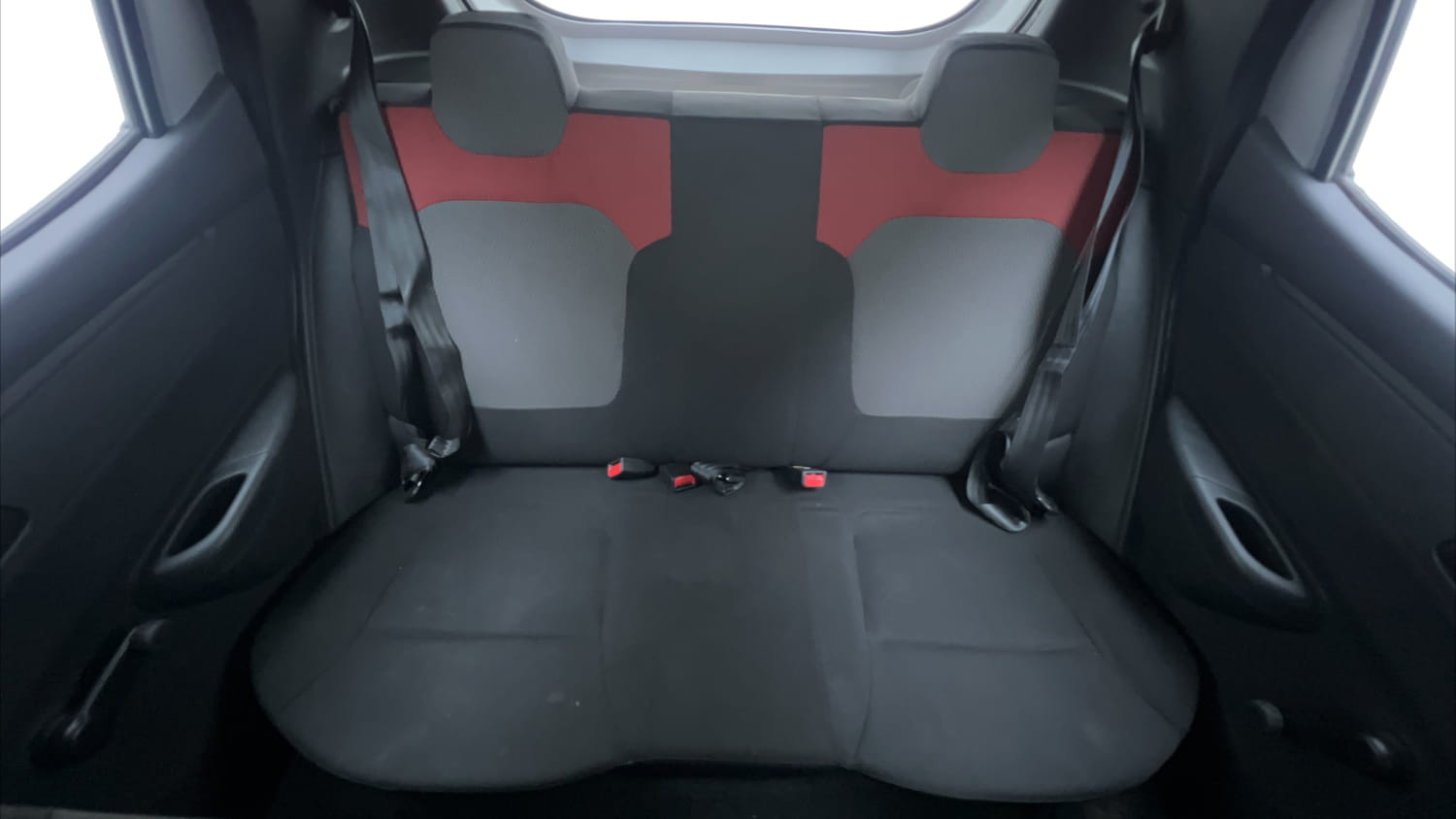Used 2017 Renault Kwid 1.0 RXT AMT Petrol Automatic interior REAR SEAT CONDITION VIEW