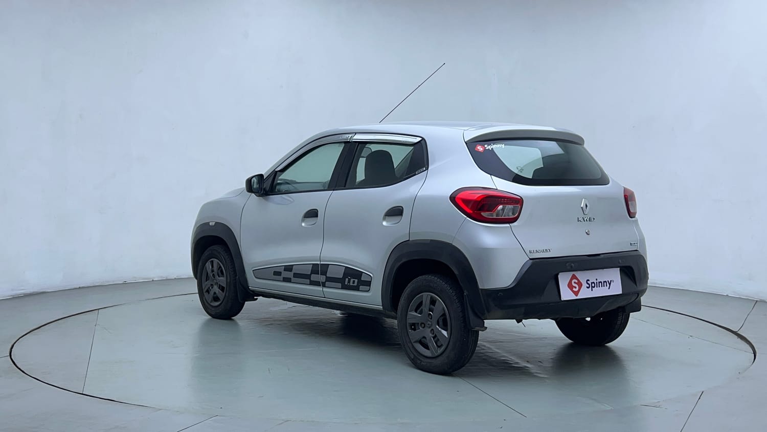 Used 2017 Renault Kwid 1.0 RXT AMT Petrol Automatic exterior LEFT REAR CORNER VIEW