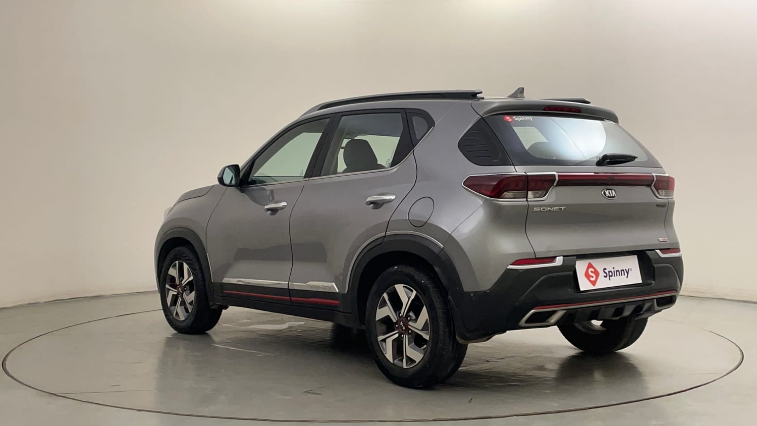Used 2020 Kia Sonet GTX Plus 1.0 DCT Petrol Automatic exterior LEFT REAR CORNER VIEW