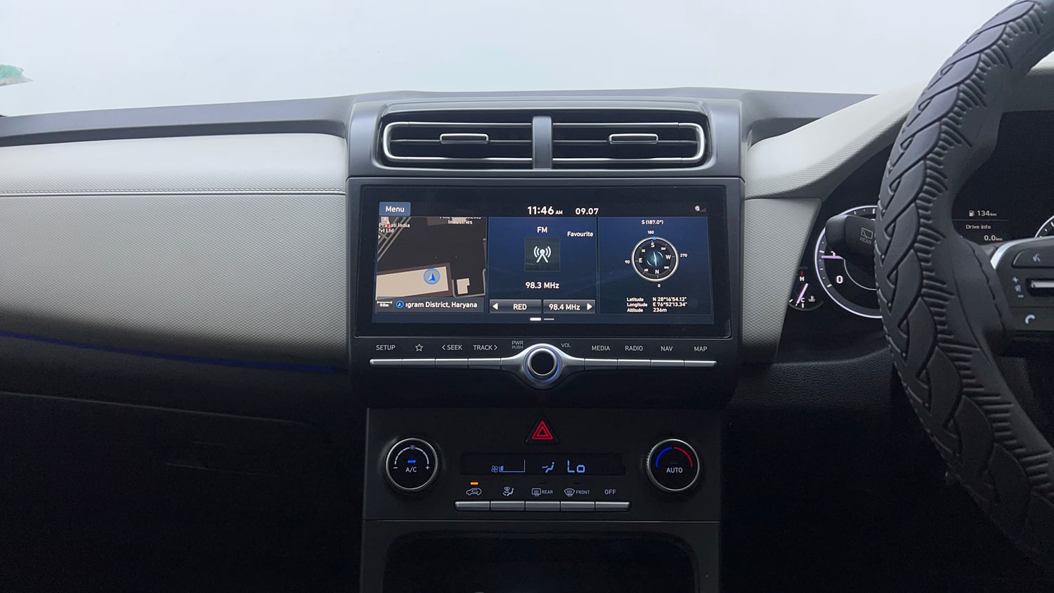 Used 2023 Hyundai Creta SX 1.5 Diesel Diesel Manual interior MUSIC SYSTEM & AC CONTROL VIEW