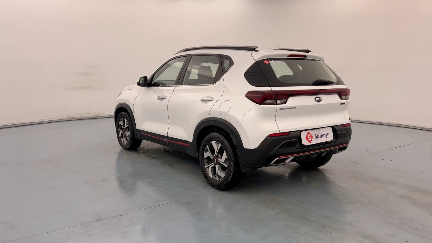 Used 2021 Kia Sonet GTX Plus 1.5 AT Diesel Automatic exterior LEFT REAR CORNER VIEW