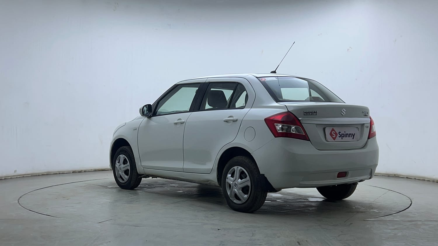 Used 2012 Maruti Suzuki Swift Dzire VXI Petrol Manual exterior LEFT REAR CORNER VIEW