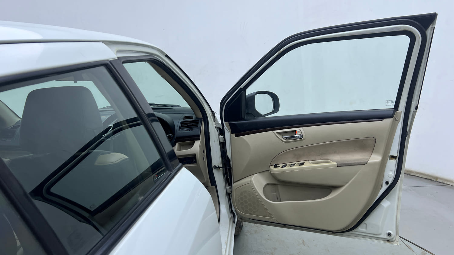 Used 2012 Maruti Suzuki Swift Dzire VXI Petrol Manual interior RIGHT FRONT DOOR OPEN VIEW