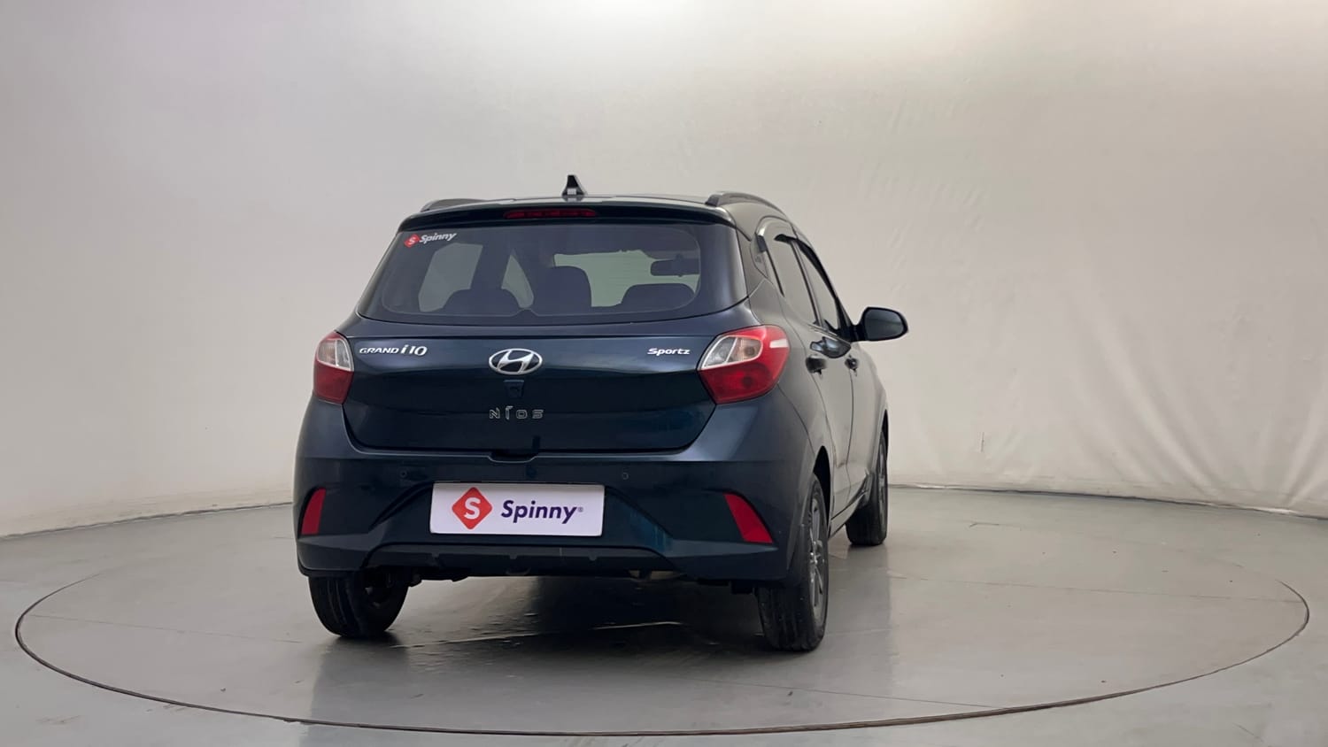Used 2019 Hyundai Grand i10 Nios Sportz 1.2 Kappa VTVT Petrol Manual exterior RIGHT REAR CORNER VIEW