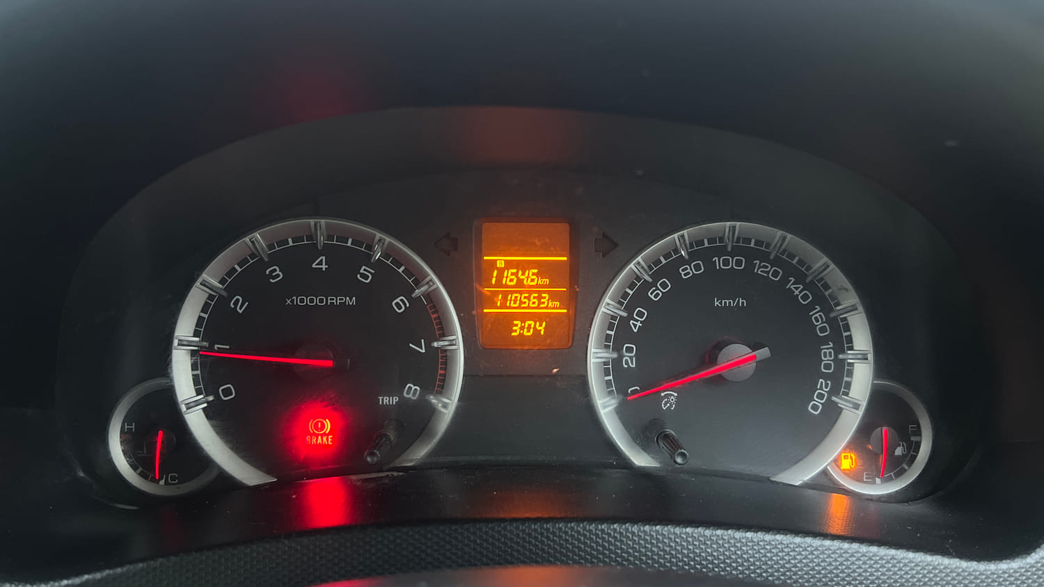 Used 2012 Maruti Suzuki Swift Dzire VXI Petrol Manual interior CLUSTERMETER VIEW
