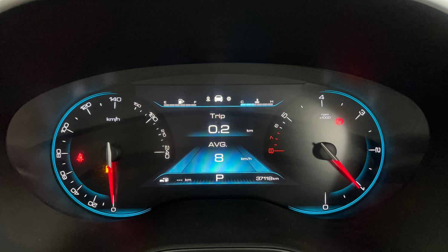 Used 2021 MG Motors Hector Sharp 1.5 Petrol Turbo DCT Petrol Automatic interior CLUSTERMETER VIEW