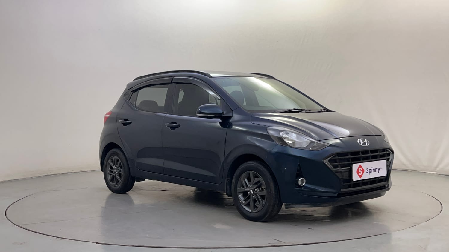 Used 2019 Hyundai Grand i10 Nios Sportz 1.2 Kappa VTVT Petrol Manual exterior RIGHT FRONT CORNER VIEW