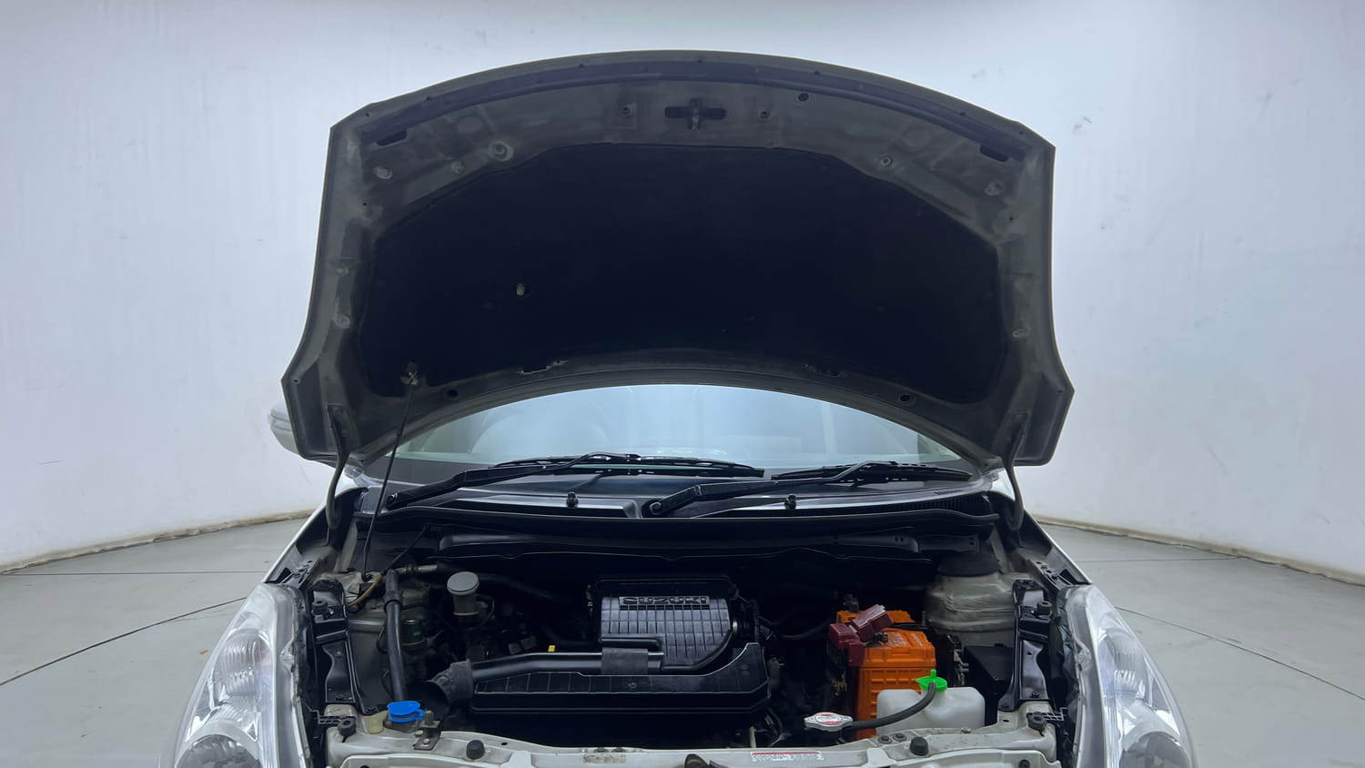 Used 2012 Maruti Suzuki Swift Dzire VXI Petrol Manual engine ENGINE & BONNET OPEN FRONT VIEW