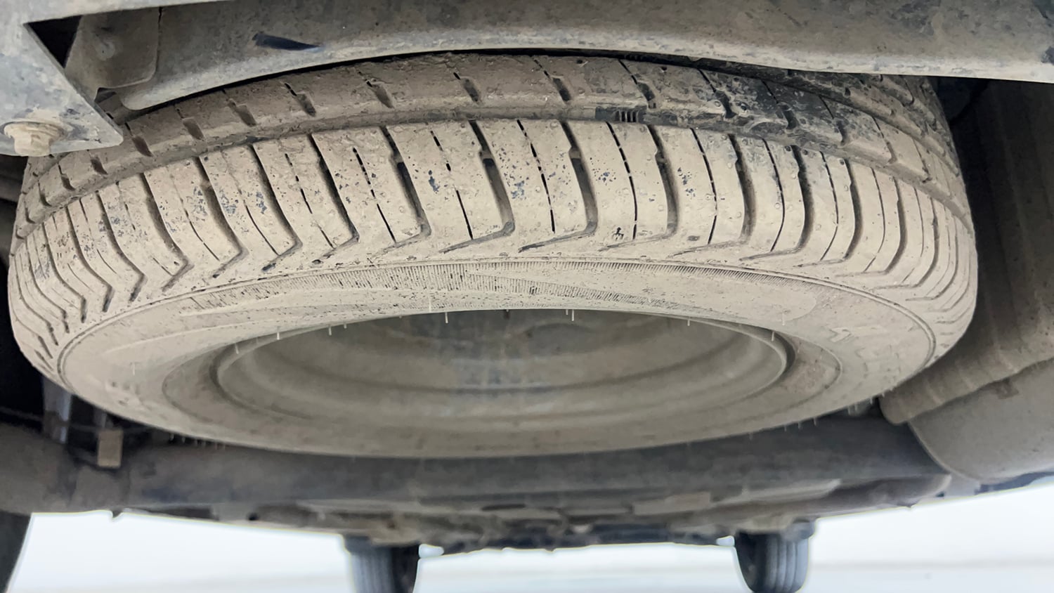 Used 2024 Tata Tiago XZA Plus iCNG Cng Automatic tyres SPARE TYRE VIEW