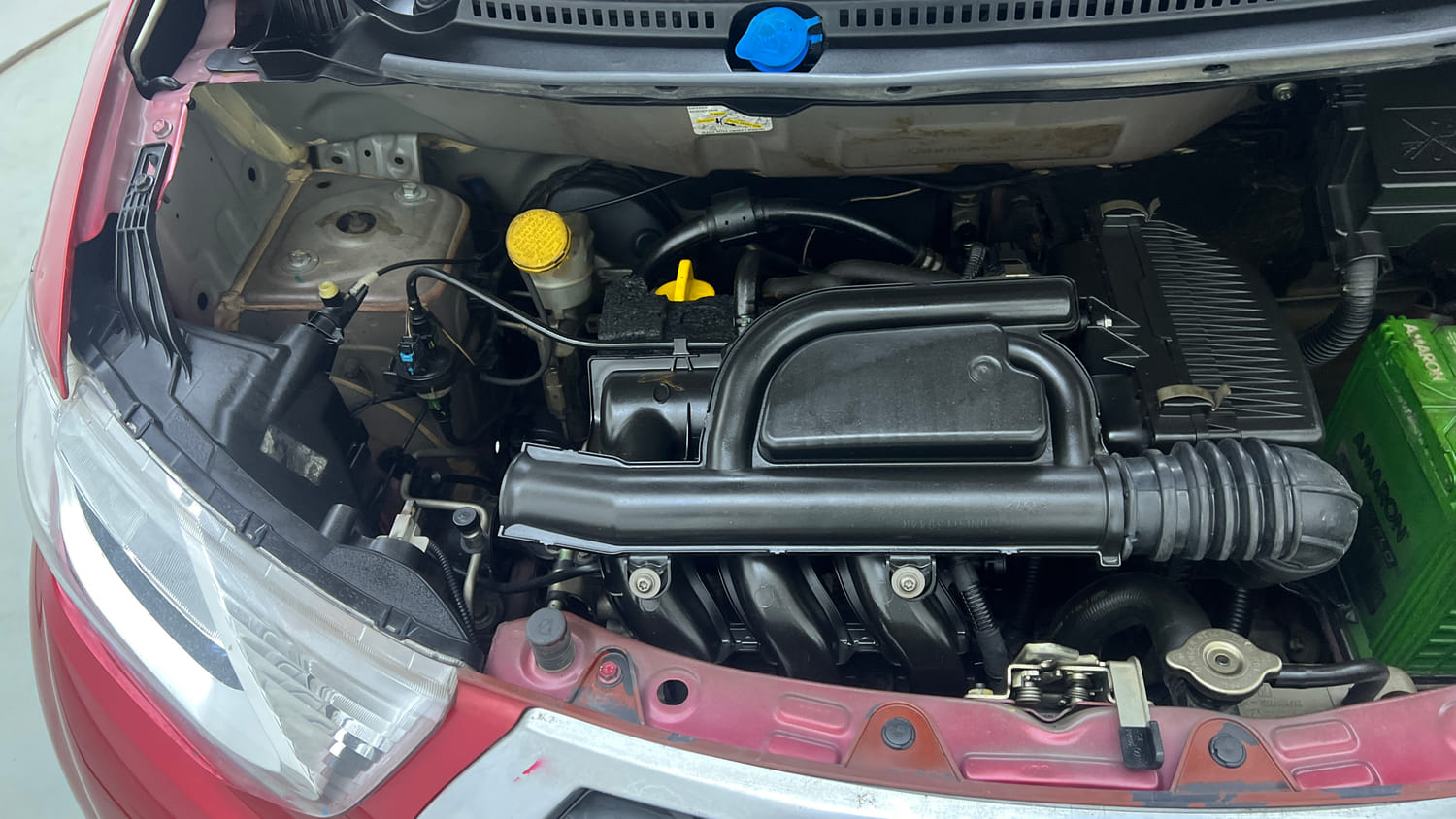 Used 2017 Datsun Redi-GO T (O) Petrol Manual engine ENGINE RIGHT SIDE VIEW