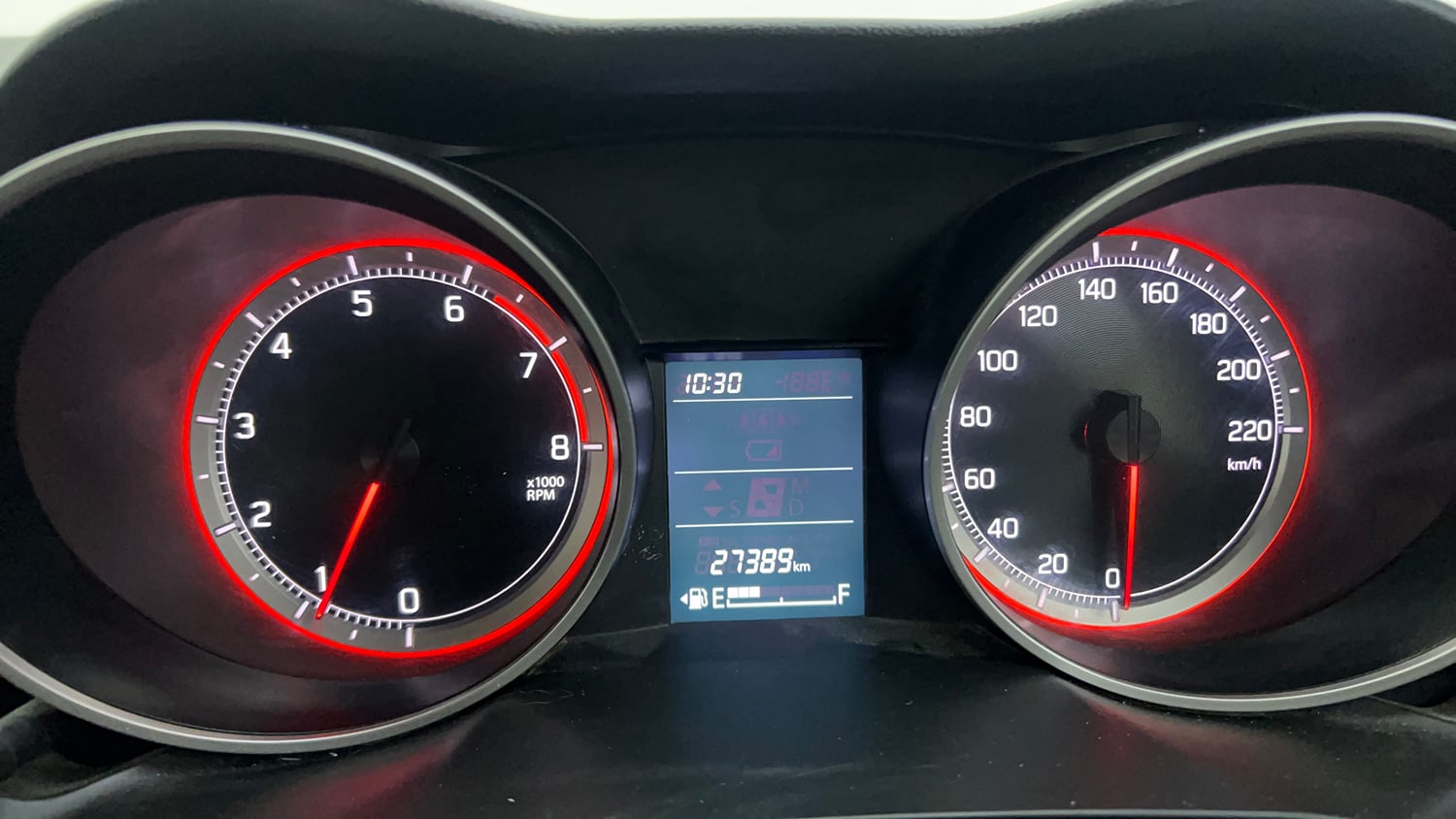 Used 2019 Maruti Suzuki Swift VXi Petrol Manual interior CLUSTERMETER VIEW