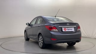 Used 2013 Hyundai Verna Fluidic 1.6 VTVT SX Opt AT Petrol Automatic exterior LEFT REAR CORNER VIEW