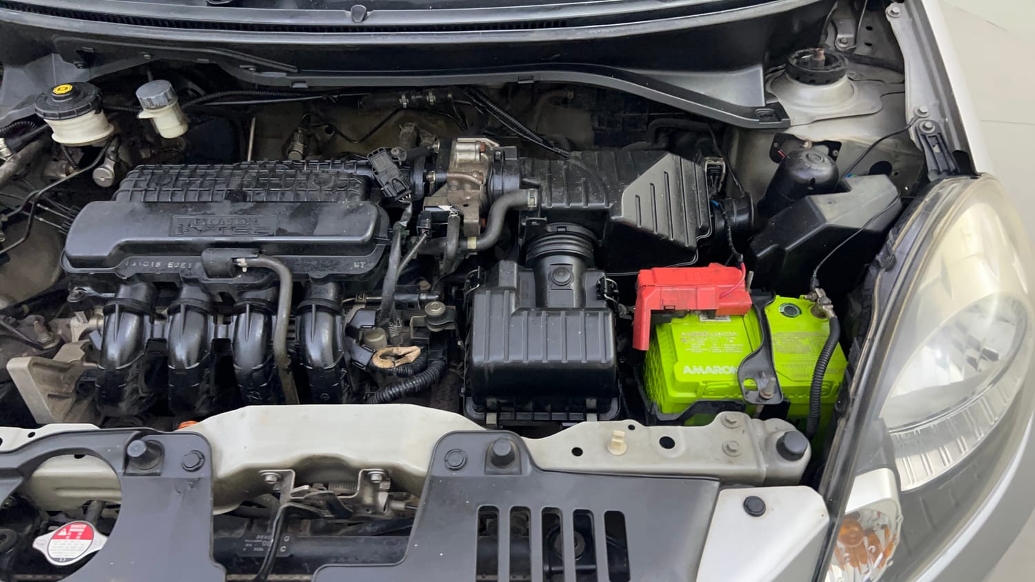 Used 2013 Honda Amaze 1.2 EX i-VTEC Petrol Manual engine ENGINE LEFT SIDE VIEW