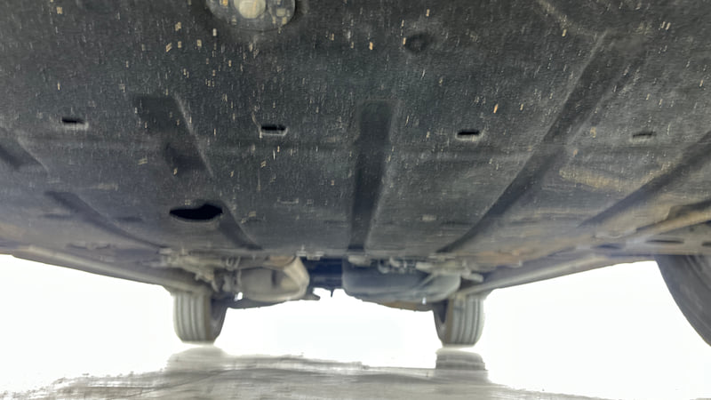 Used 2022 Mahindra XUV700 AX 7 Petrol AT Luxury Pack 7 STR Petrol Automatic extra FRONT LEFT UNDERBODY VIEW