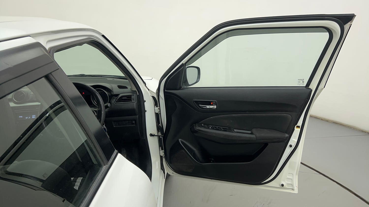 Used 2019 Maruti Suzuki Swift VXi Petrol Manual interior RIGHT FRONT DOOR OPEN VIEW