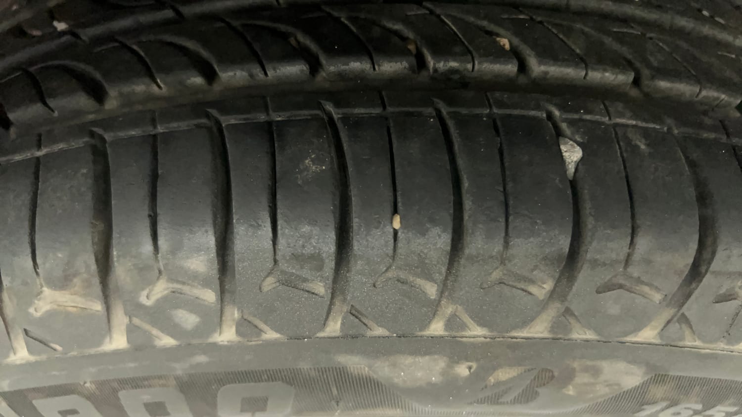 Used 2020 Maruti Suzuki Wagon R VXi 1.2 AMT Petrol Automatic tyres LEFT REAR TYRE TREAD VIEW