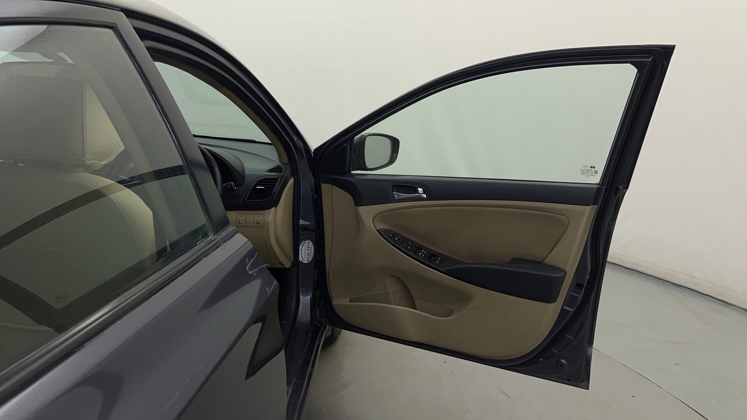 Used 2013 Hyundai Verna Fluidic 1.6 VTVT SX Opt AT Petrol Automatic interior RIGHT FRONT DOOR OPEN VIEW