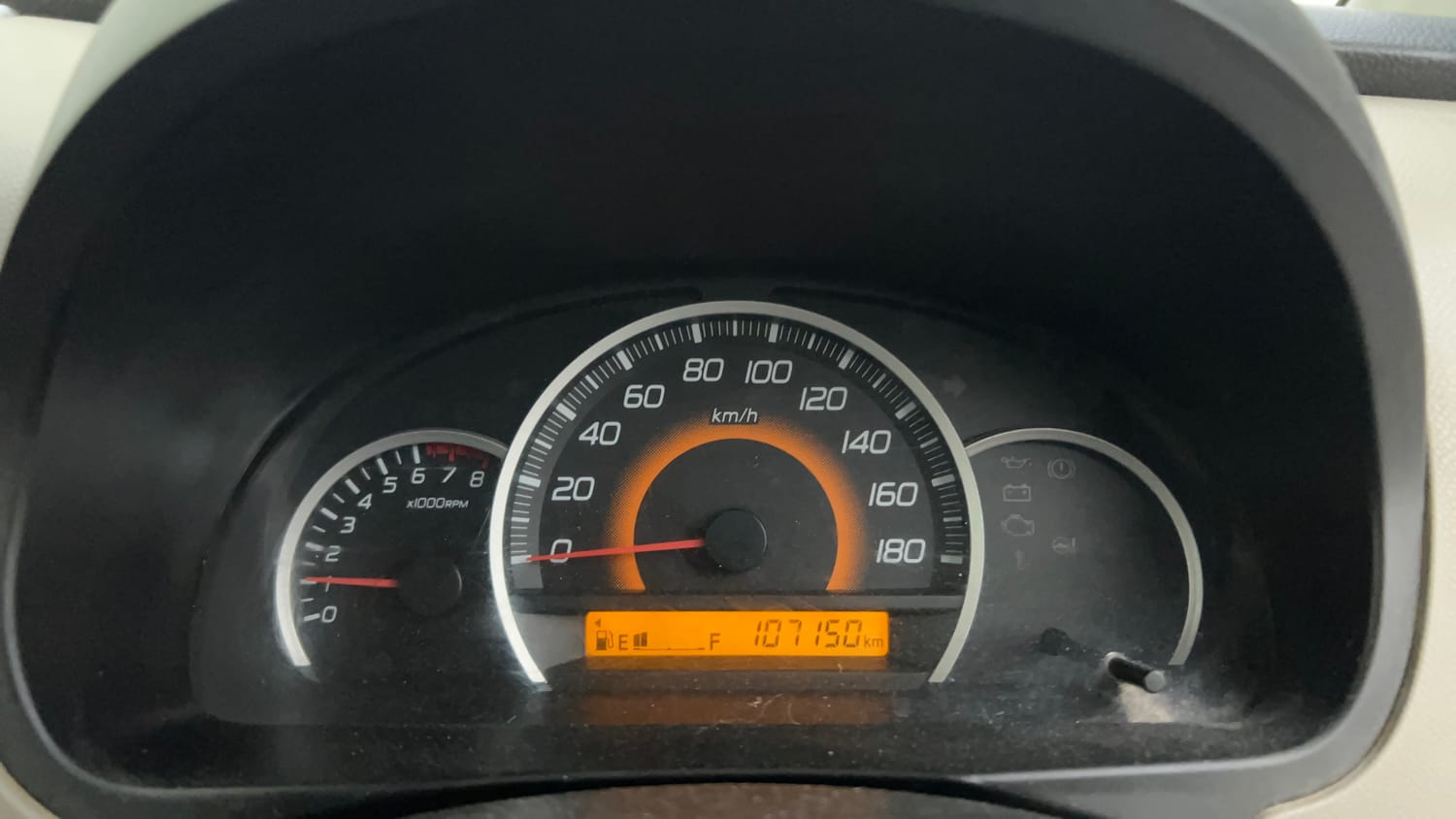 Used 2015 Maruti Suzuki Wagon R VXI Petrol Manual interior CLUSTERMETER VIEW