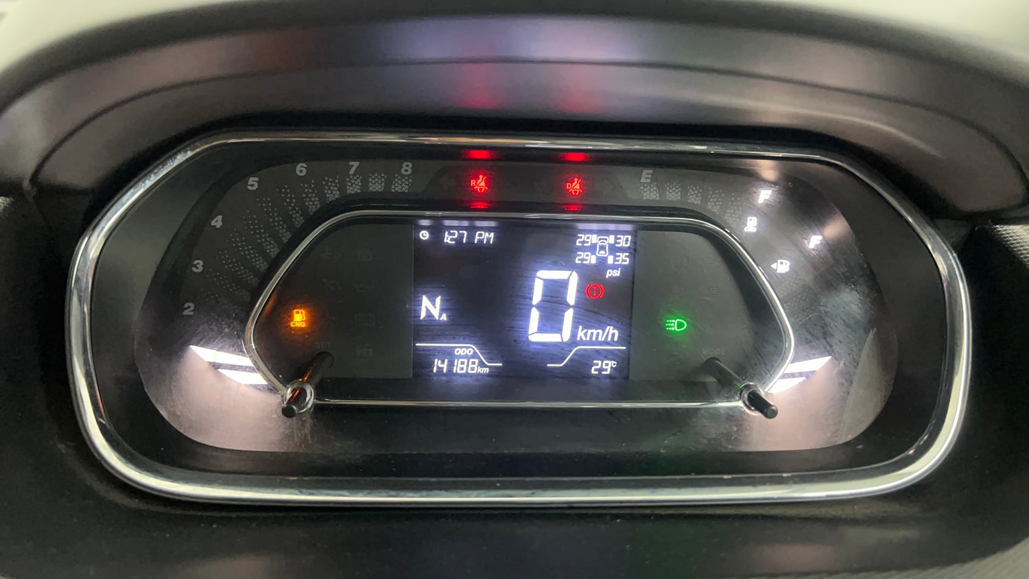 Used 2024 Tata Tiago XZA Plus iCNG Cng Automatic interior CLUSTERMETER VIEW