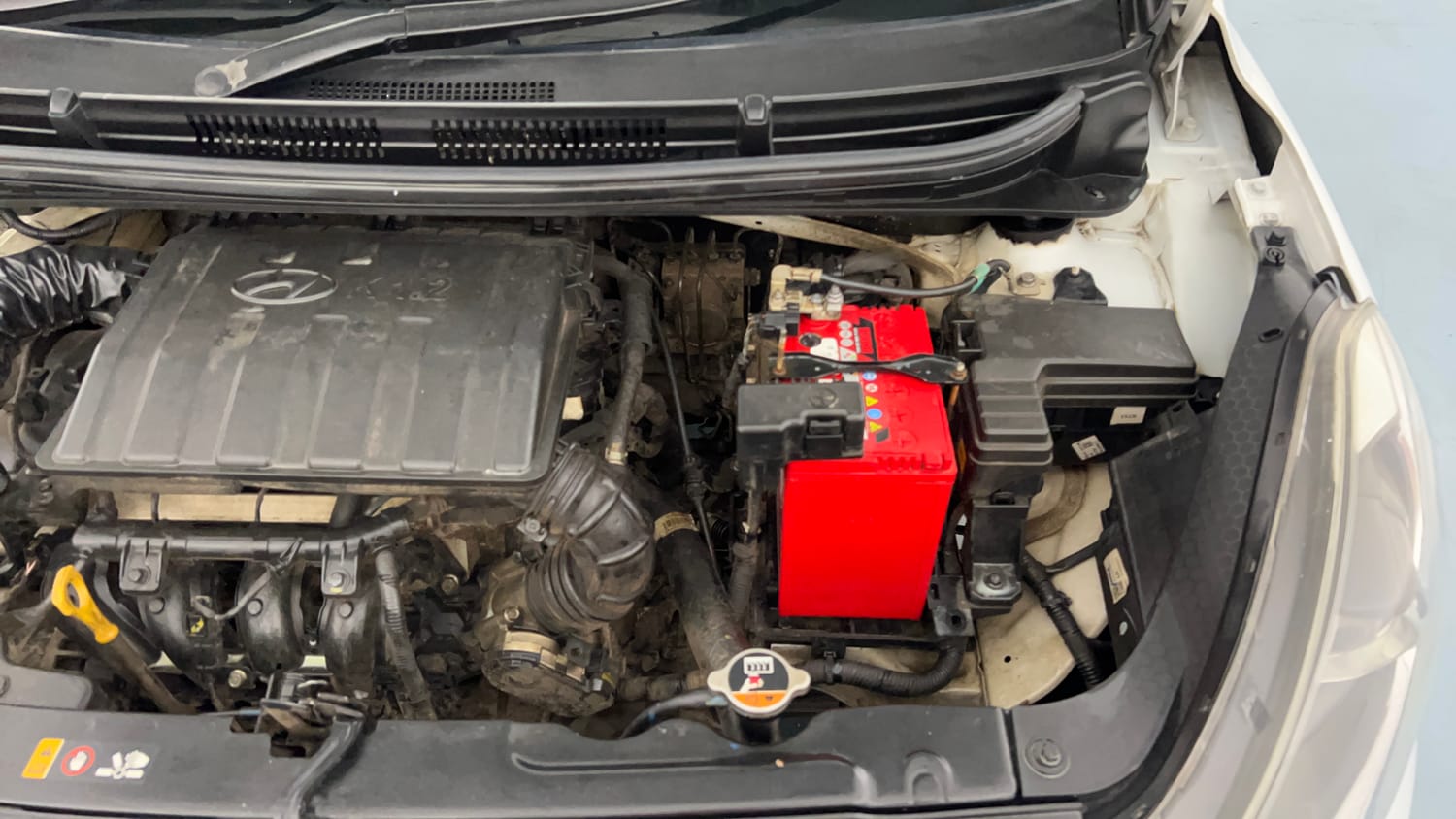 Used 2022 Hyundai Grand i10 Nios Asta 1.2 Kappa VTVT Petrol Manual engine ENGINE LEFT SIDE VIEW