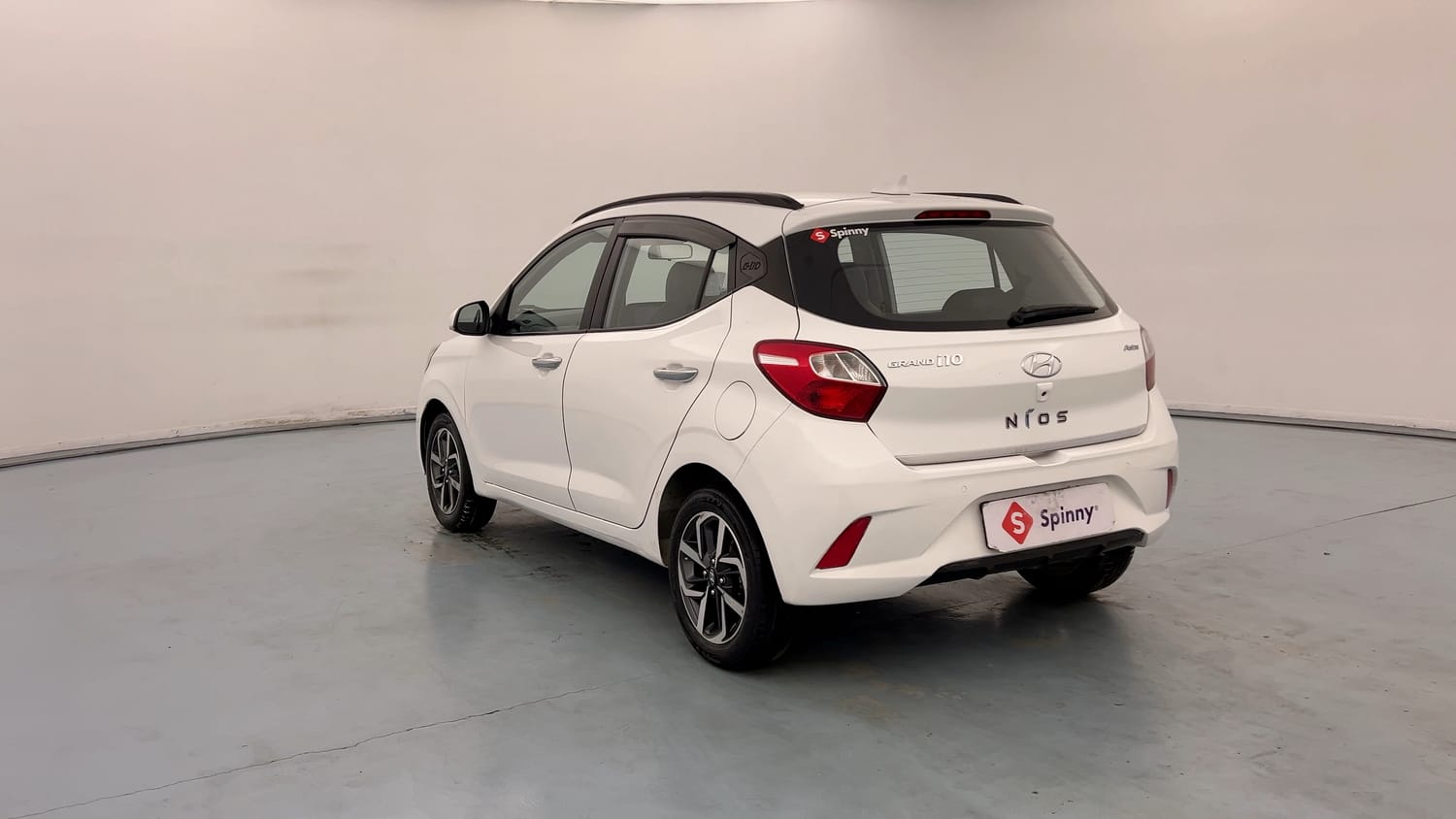 Used 2022 Hyundai Grand i10 Nios Asta 1.2 Kappa VTVT Petrol Manual exterior LEFT REAR CORNER VIEW