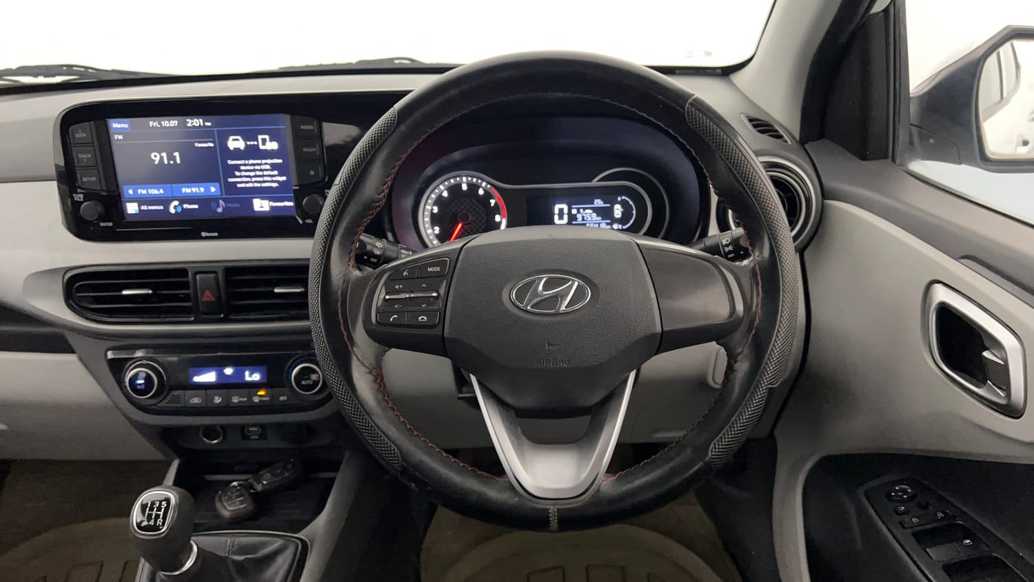Used 2022 Hyundai Grand i10 Nios Asta 1.2 Kappa VTVT Petrol Manual interior STEERING VIEW