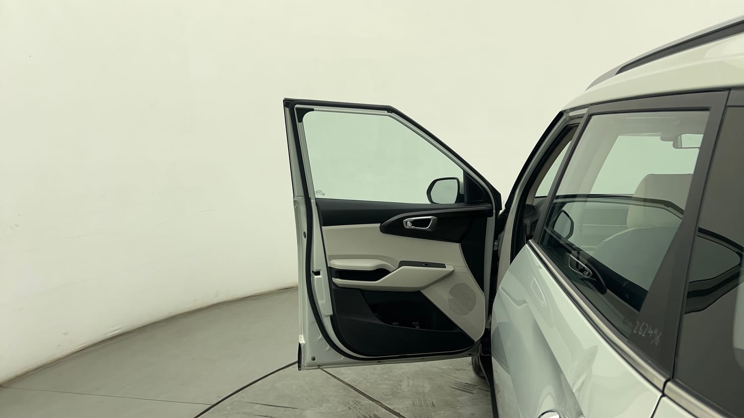 Used 2025 Kia Carens Clavis HTX Plus 1.5 Turbo Petrol 7STR DCT Petrol Automatic interior LEFT FRONT DOOR OPEN VIEW