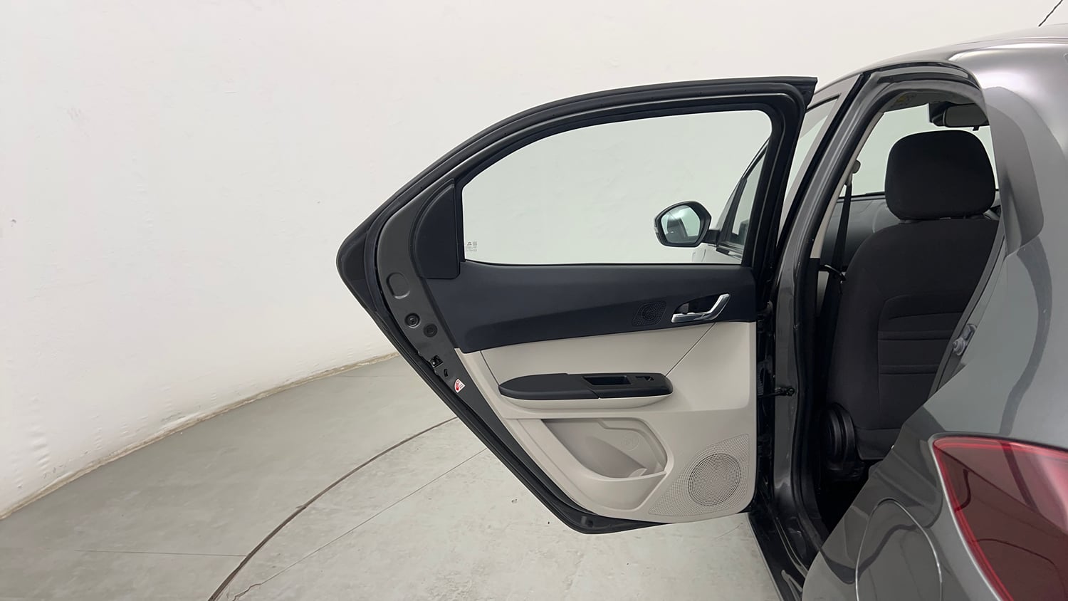 Used 2024 Tata Tiago XZA Plus iCNG Cng Automatic interior LEFT REAR DOOR OPEN VIEW