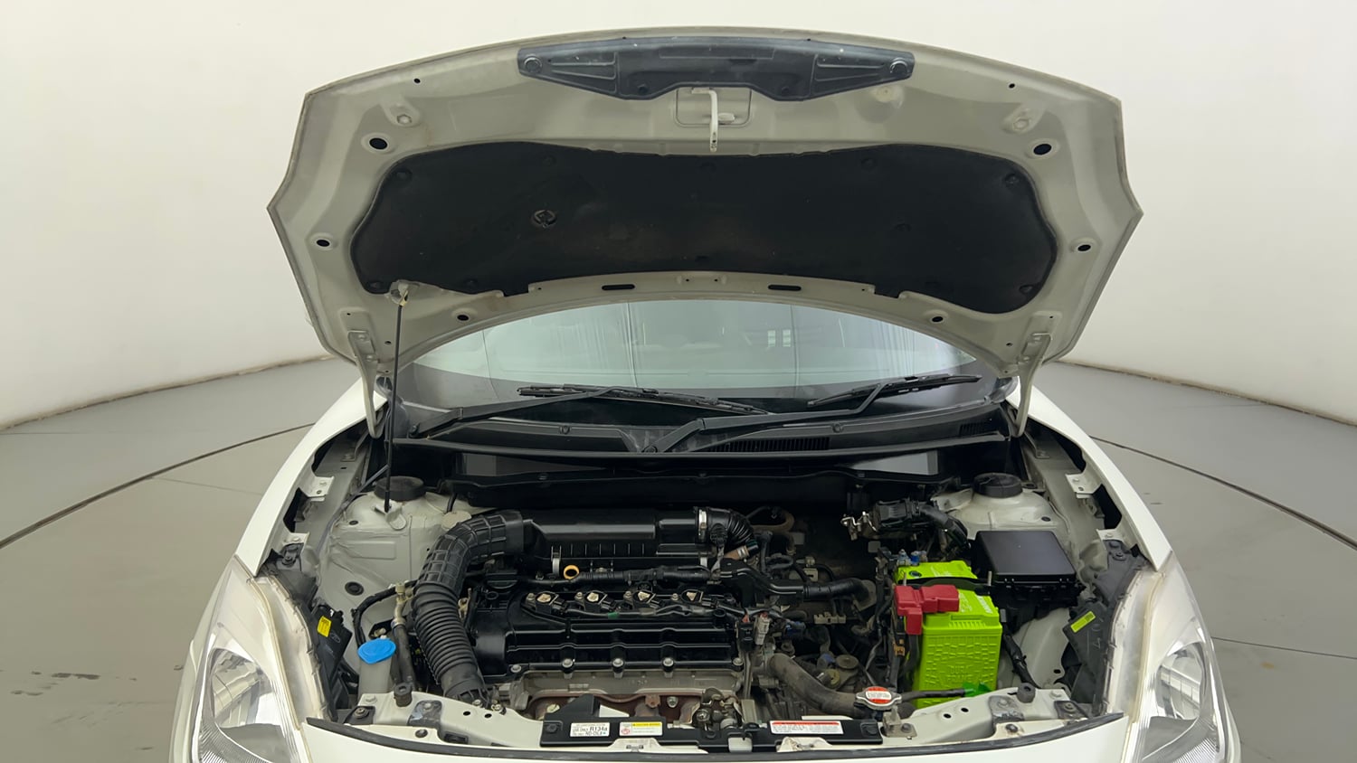 Used 2019 Maruti Suzuki Swift VXi Petrol Manual engine ENGINE & BONNET OPEN FRONT VIEW