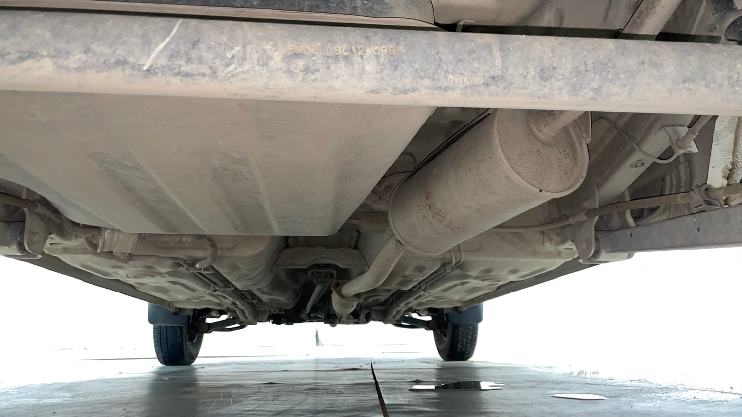 Used 2012 Maruti Suzuki Alto LXi BS-IV Petrol Manual extra REAR UNDERBODY VIEW (TAKEN FROM REAR)