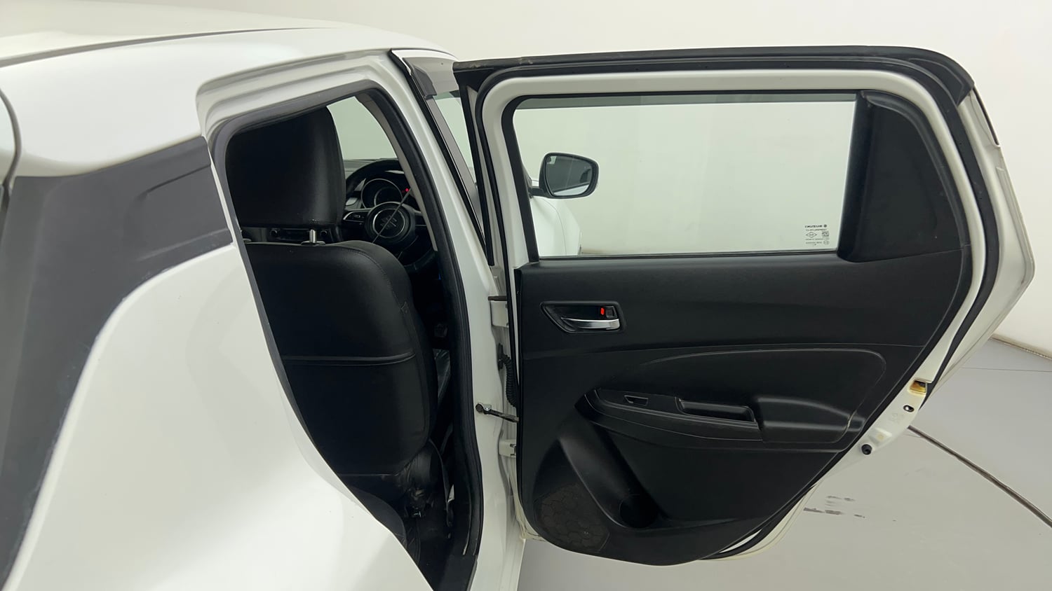 Used 2019 Maruti Suzuki Swift VXi Petrol Manual interior RIGHT REAR DOOR OPEN VIEW