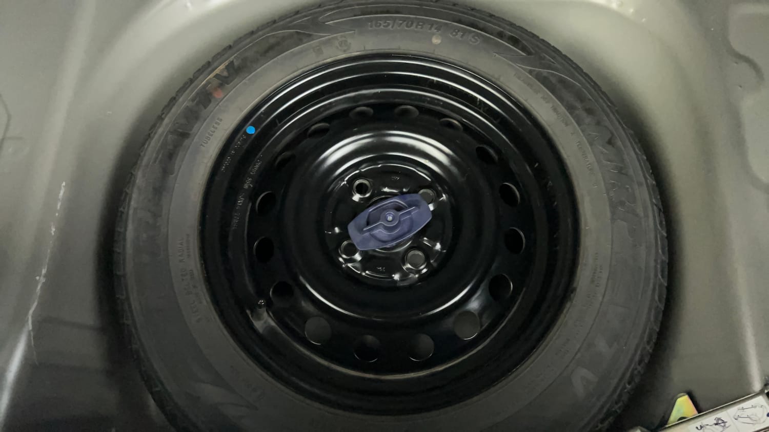 Used 2020 Maruti Suzuki Wagon R VXi 1.2 AMT Petrol Automatic tyres SPARE TYRE VIEW