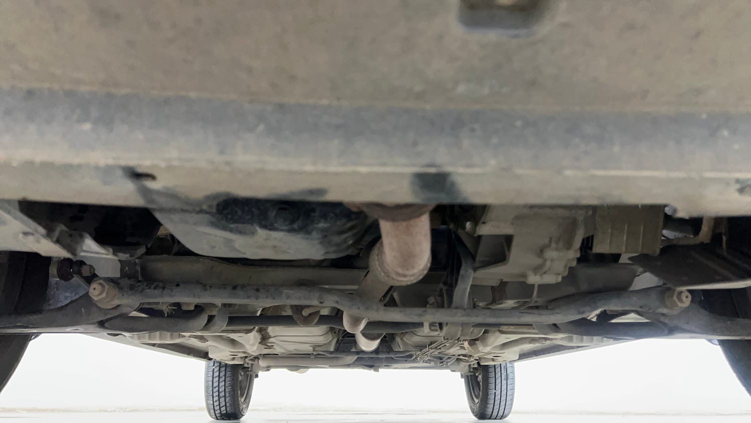 Used 2024 Tata Tiago XZA Plus iCNG Cng Automatic extra FRONT LEFT UNDERBODY VIEW