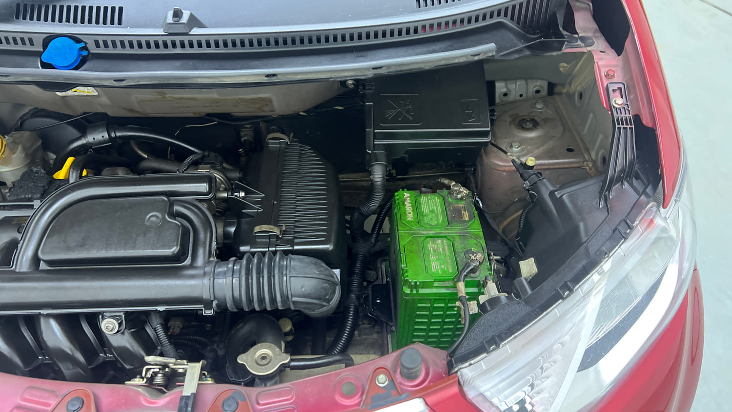 Used 2017 Datsun Redi-GO T (O) Petrol Manual engine ENGINE LEFT SIDE VIEW